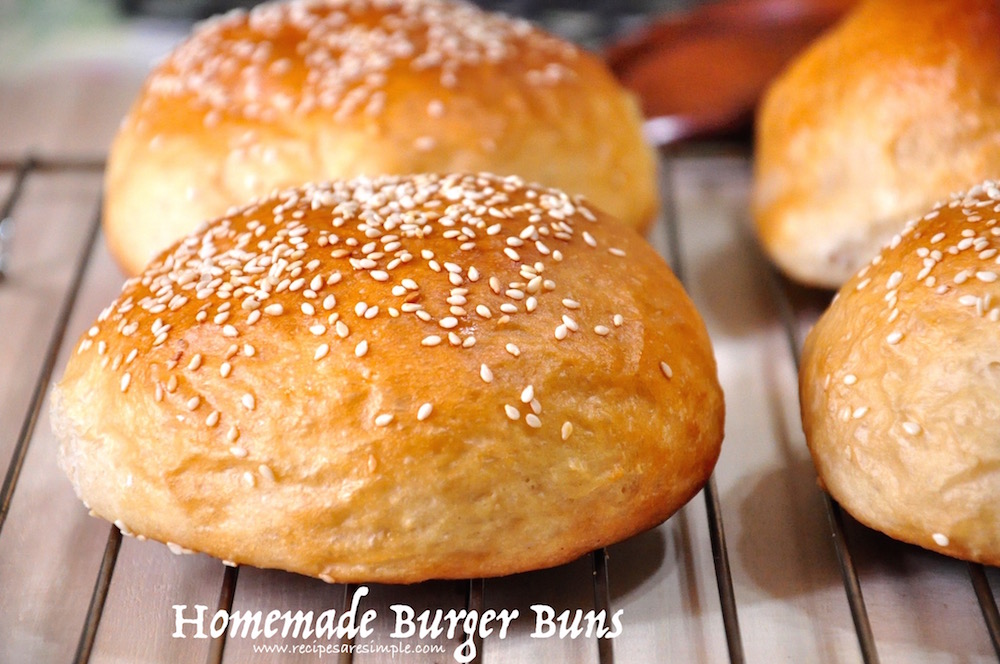 homemade burger buns Homemade Burger Buns