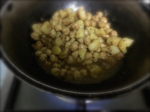 Kadai Chana Masala 8