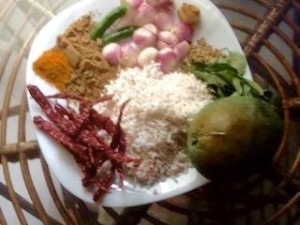 Nadan Varal Curry ingredients