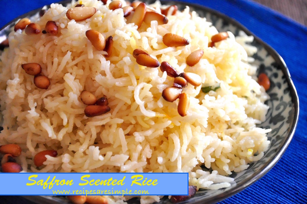 saffron scented rice recipe