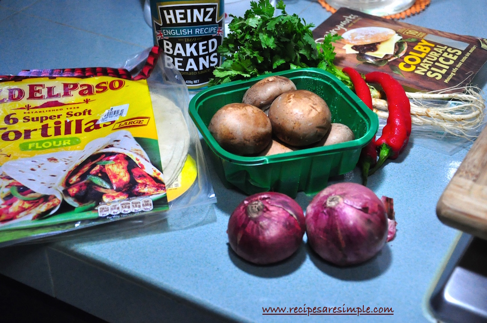 tasty vegetarian quesadillas ingredients