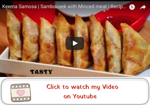 keema samosa youtube video