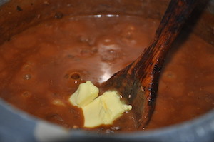 Dal Makhani - add butter