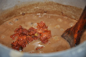 Dal Makhani - add tomato mixture