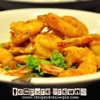 tempura prawns