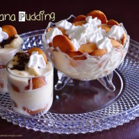 BANANA PUDDING WITH CUSTARD POWDER