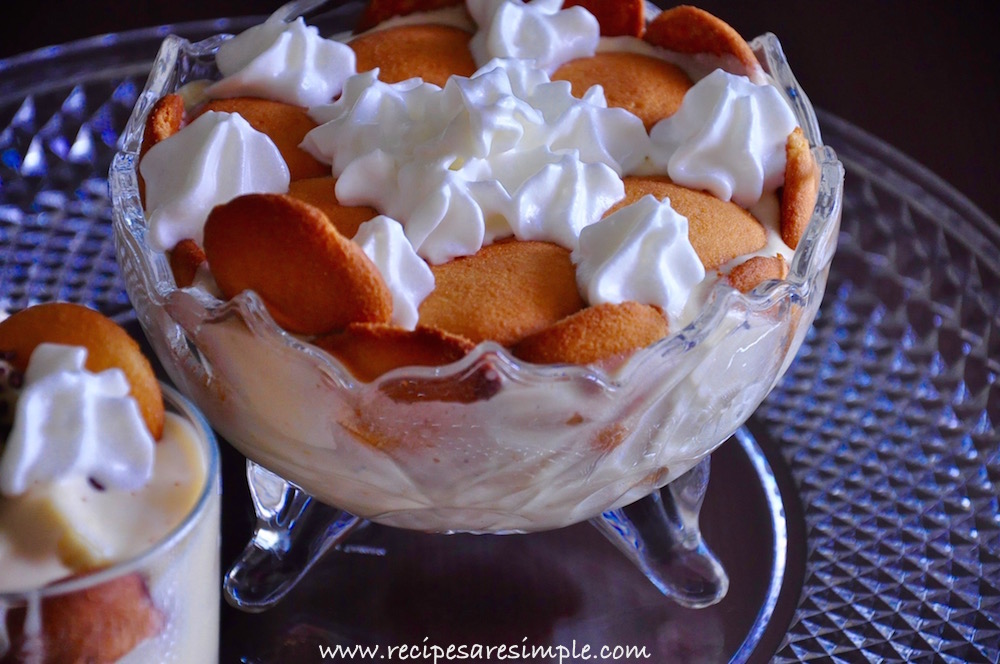 how to make banana pudding with custard powder