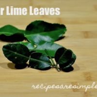 kaffir lime leaves