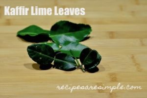 kaffir lime leaves