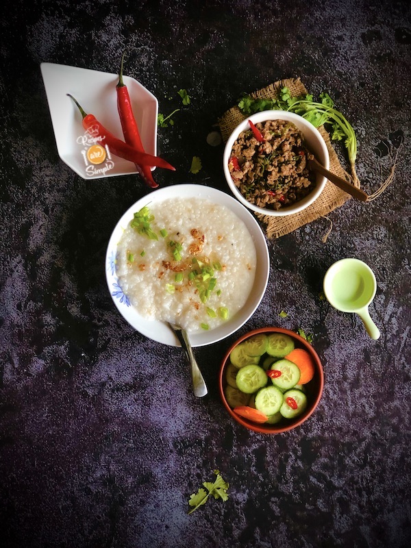 Chinese Rice Porridge Recipe | Congee 2