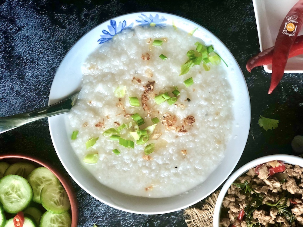 Chinese Rice Porridge Recipe | Congee