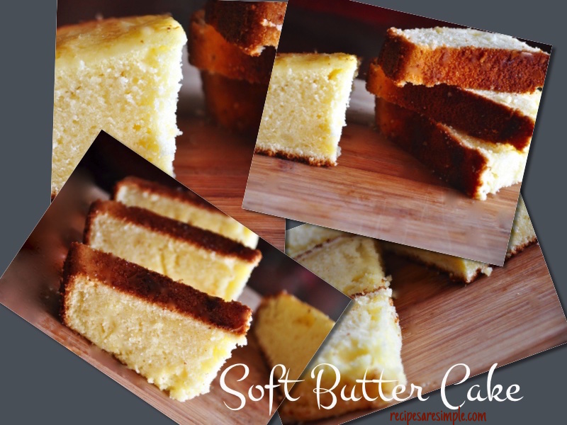 soft butter cake with video