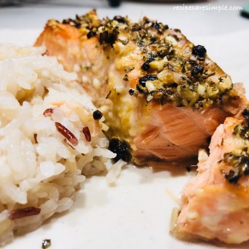 dijon baked salmon