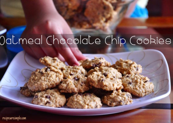 Oatmeal Chocolate Chip Cookies