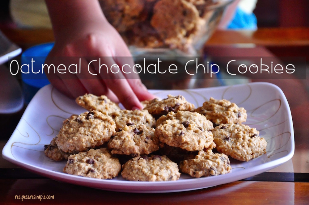 oatmeal chocolate chip cookies