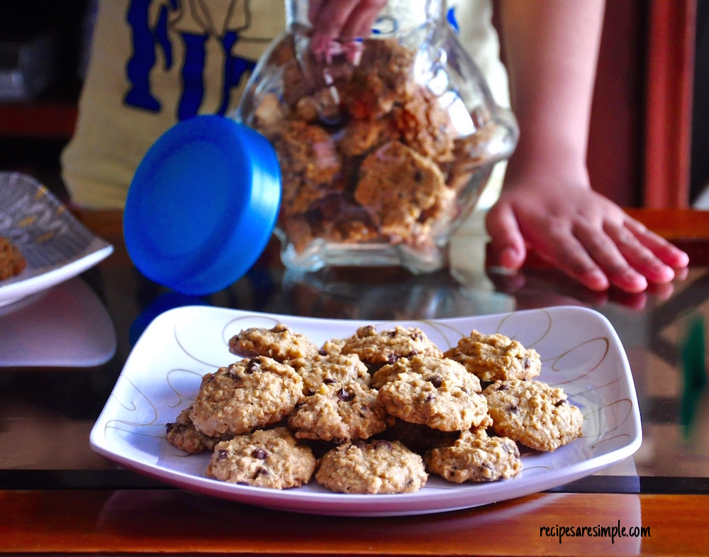 oatmeal chocolate chip cookies video recipe