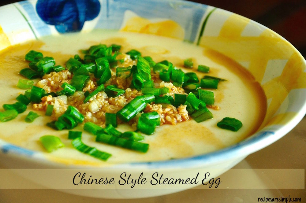 Chinese Style Steamed Egg