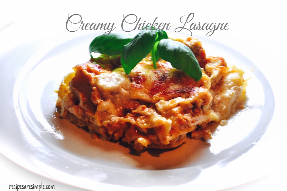 chicken lasagne