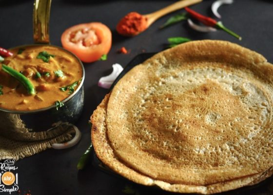 Instant Wheat Dosa | Gothambu Dosa