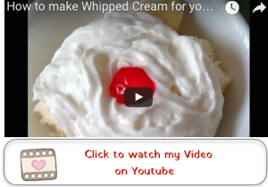 How to make whipped cream youtube video