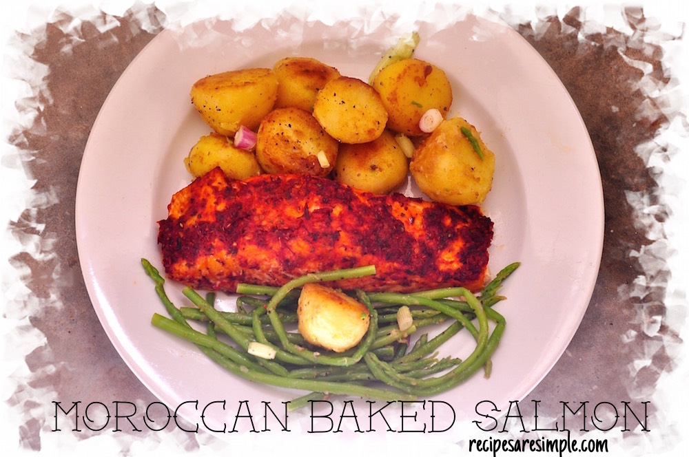 MOROCCAN BAKED SALMON