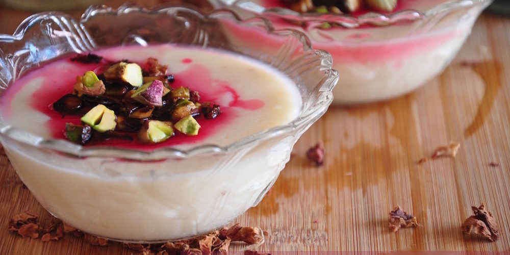 Muhallabia | Middle Eastern Milk Pudding | Ramadan Staple
