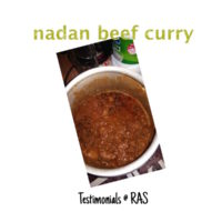 NADAN beef curry testimonials