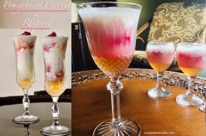 Pomegranate Coconut Mocktail