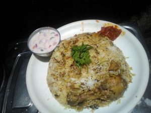 thalassery chicken biryani - chinju rajesh