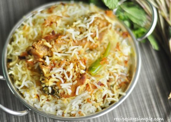 Hyderabad Chicken Biryani