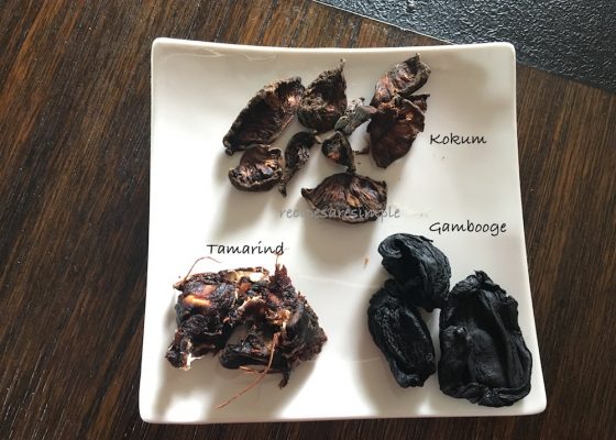 Tamarind vs Gambooge vs Kokum