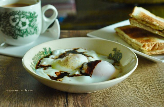 Half Boiled Eggs - Favorite Singapore Breakfast - Recipes are Simple