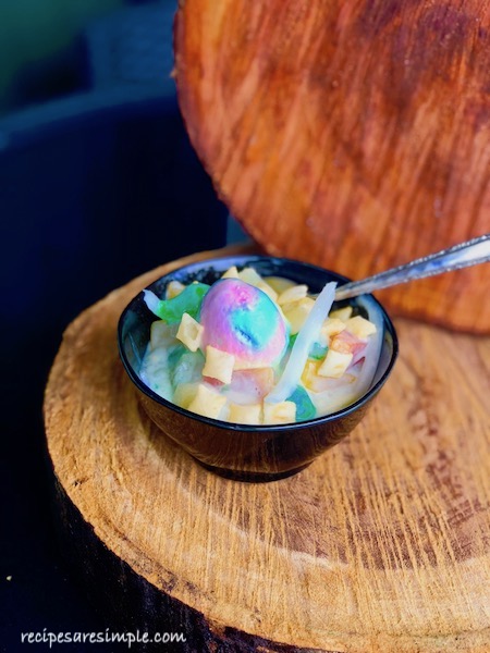 buko salad - filipino fruit salad