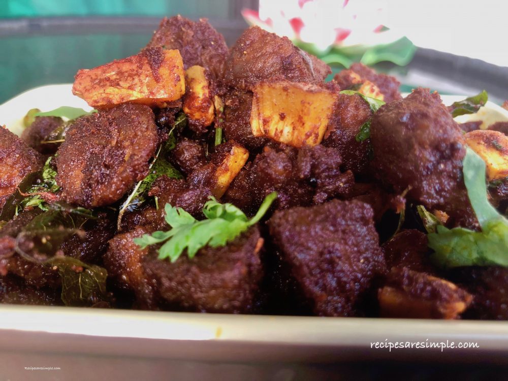 thenga kothu beef fry video