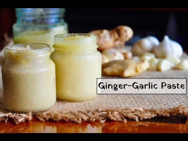 How to make Ginger Garlic Paste - Video