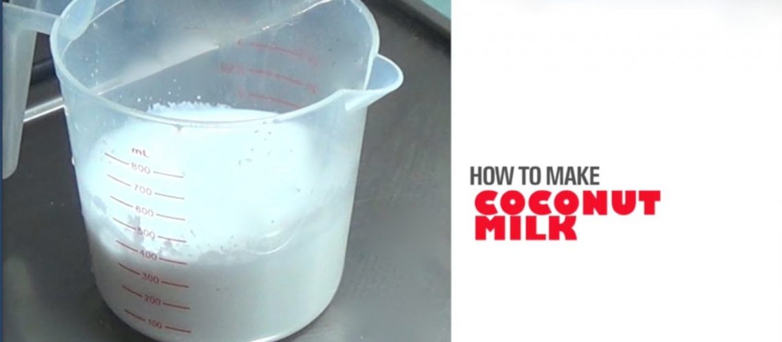 How to make Fresh Coconut Milk – Video