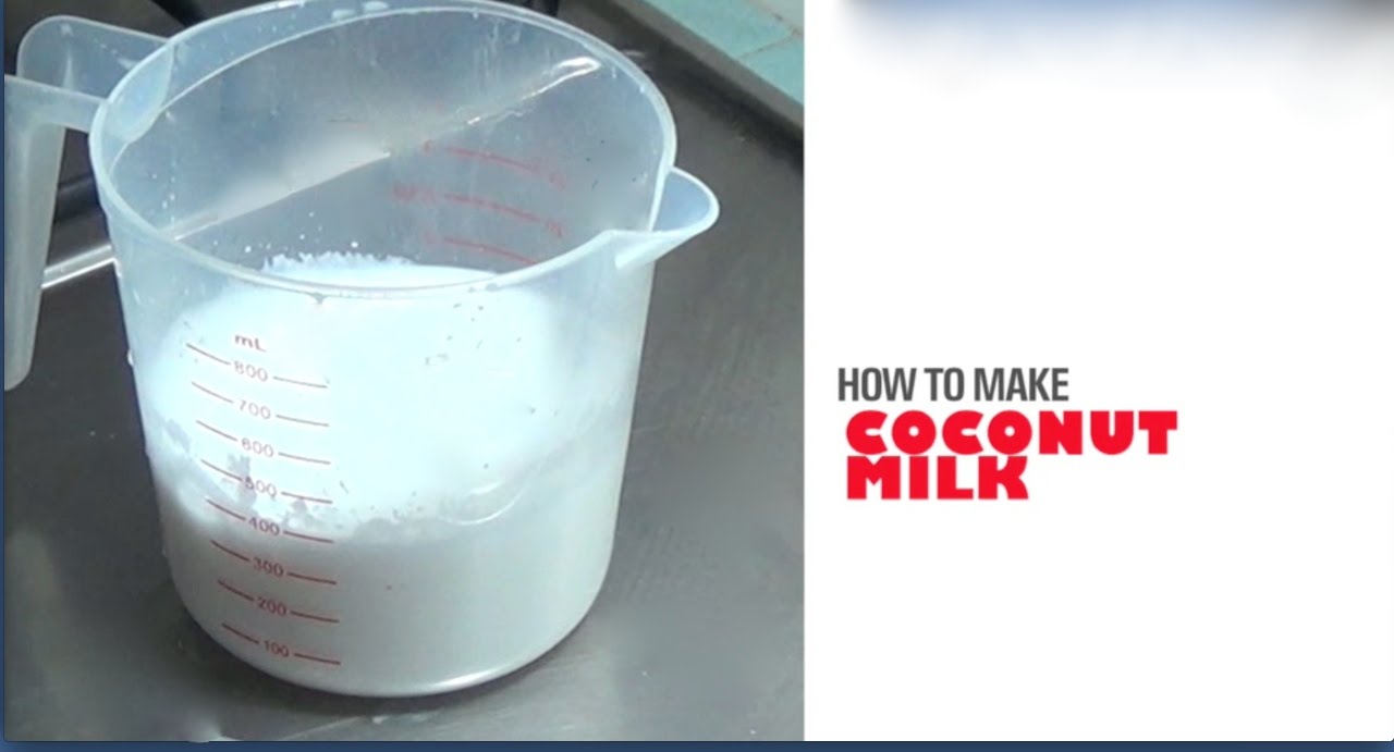 How to make Fresh Coconut Milk - Video