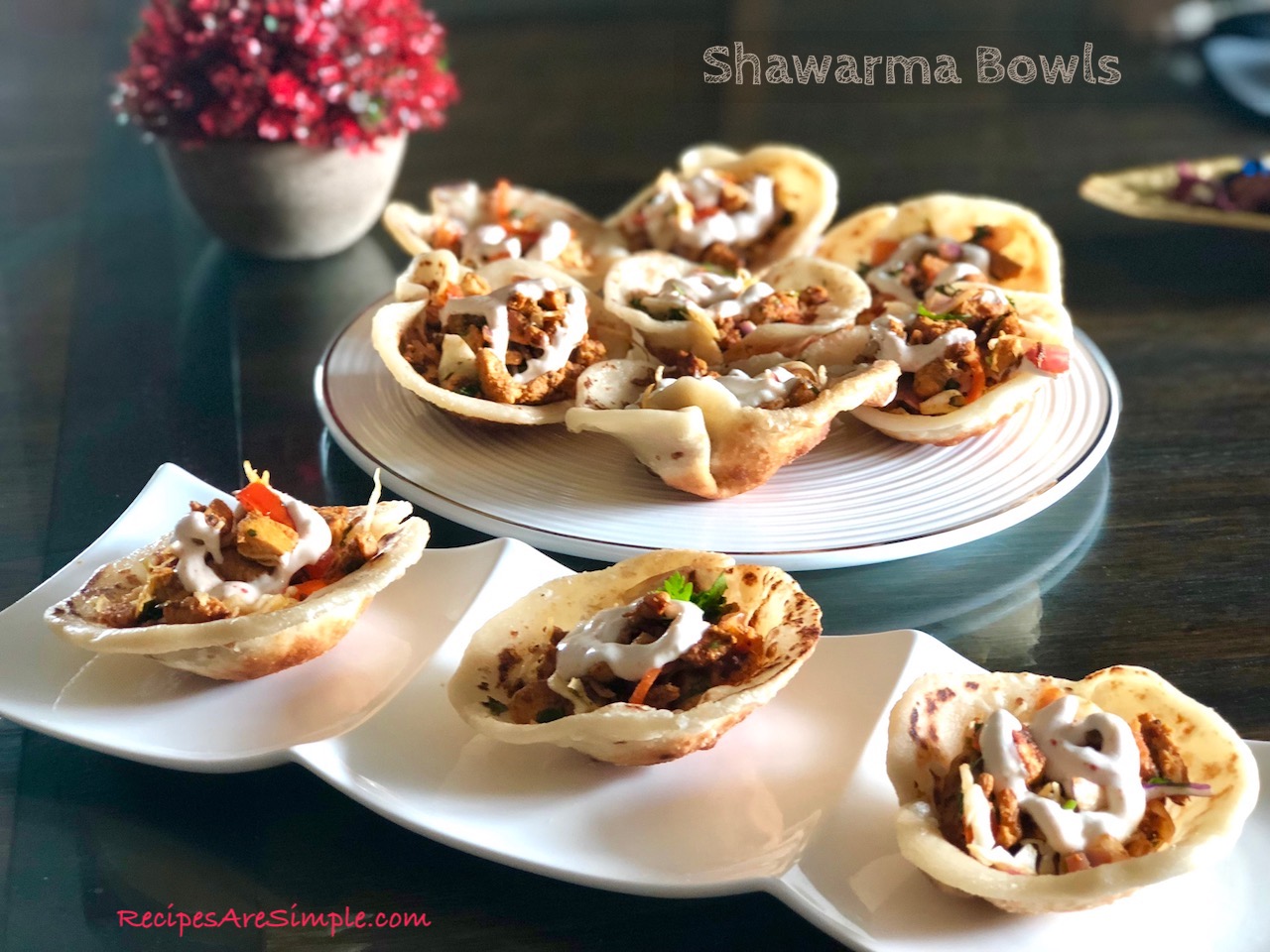 Shawarma Bowls Appetizer Shawarma Bowls   Appetizer