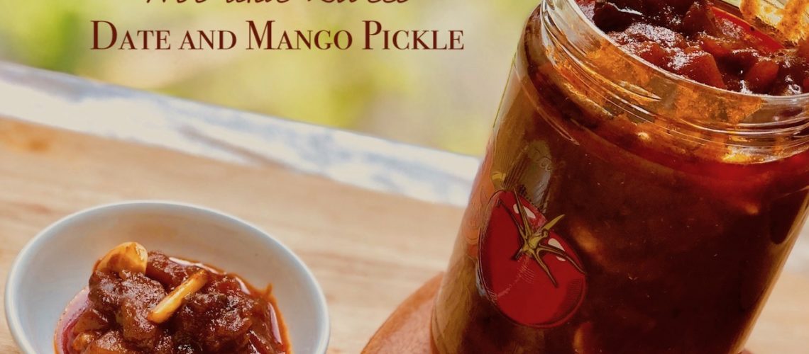 Date and Mango Pickle | Hot and Sweet Pickle | Mom’s Recipe