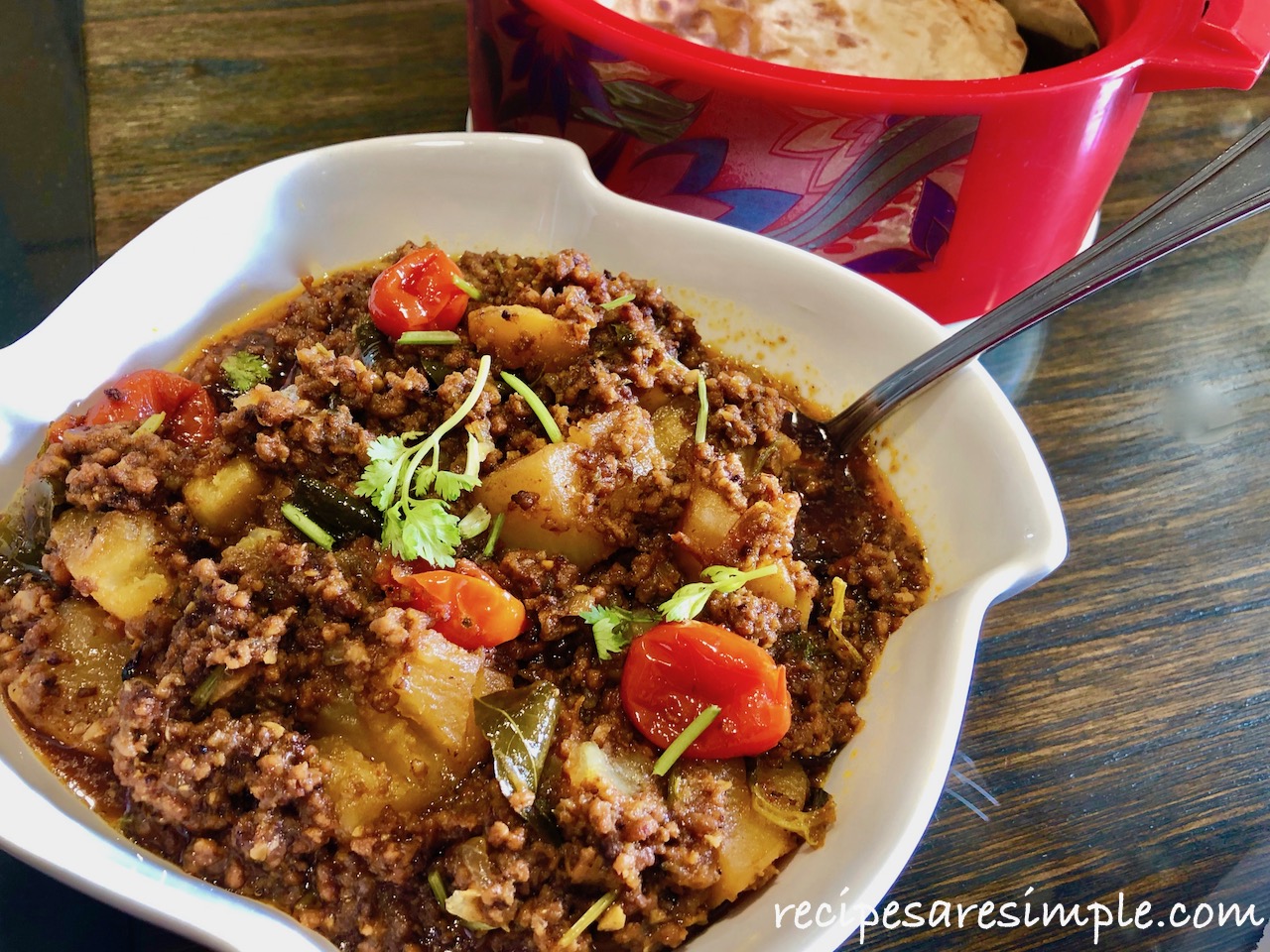 Curried Minced Meat - Kheema Masala recipe