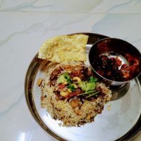 malabar prawns biryani - Beethu Minnu