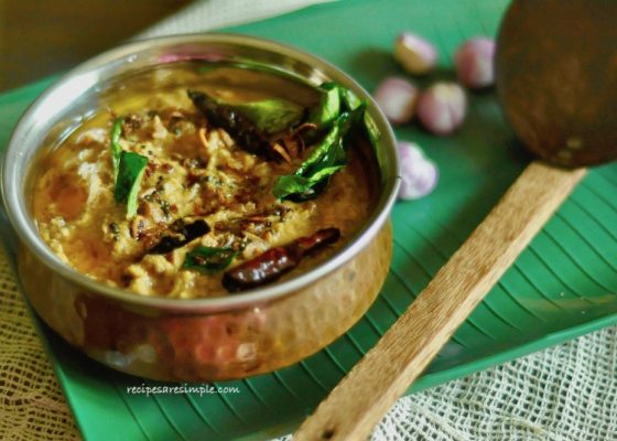 Chena Vanpayar Erissery | Yam – Cow Peas Curry