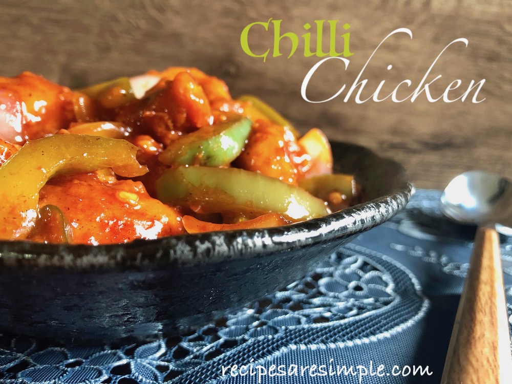chilli chicken recipe Restaurant Style Chilli Chicken