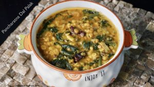 pancharatna dal palak 300x169 Mixed Lentils and Spinach