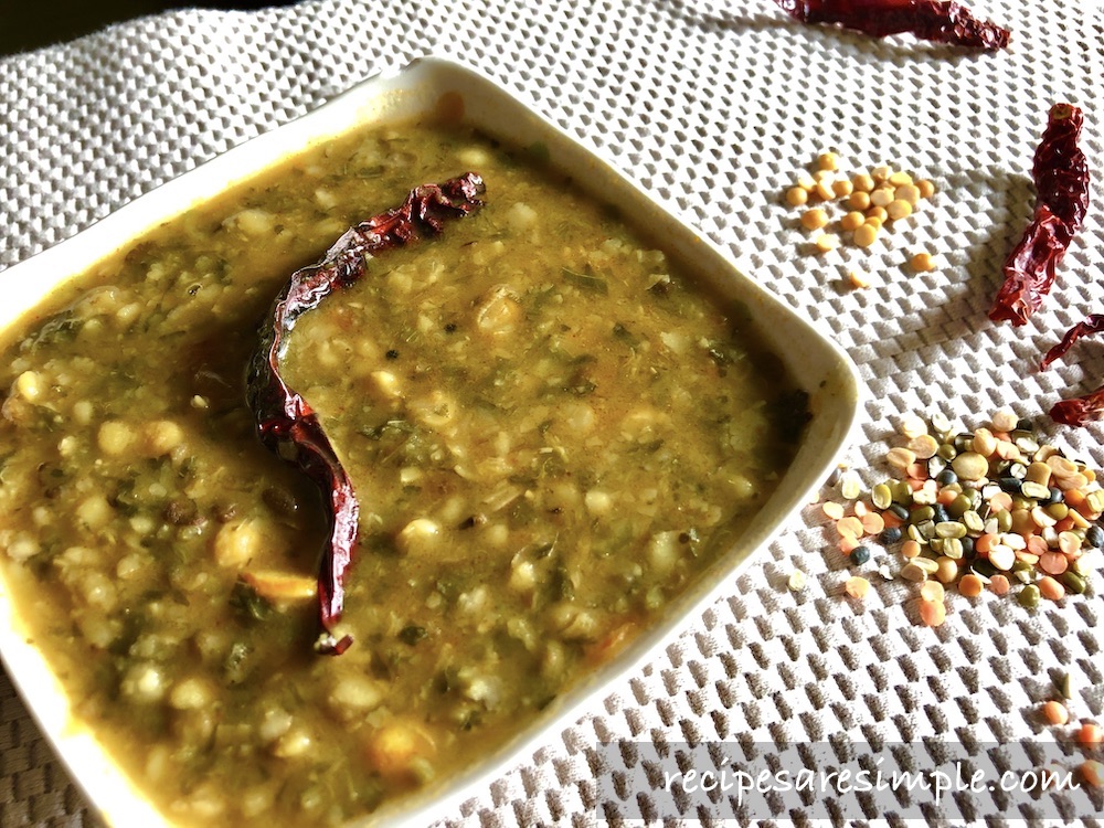 pancharatna dal palak shana