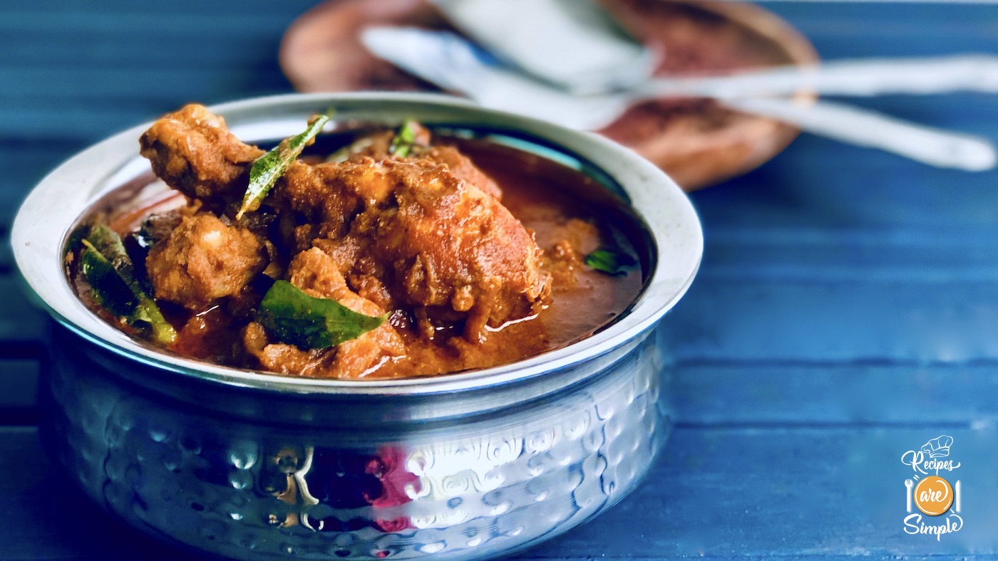 Grandmas Kannur Varutharacha Chicken Curry  Kannur Style Varutharacha Chicken Curry