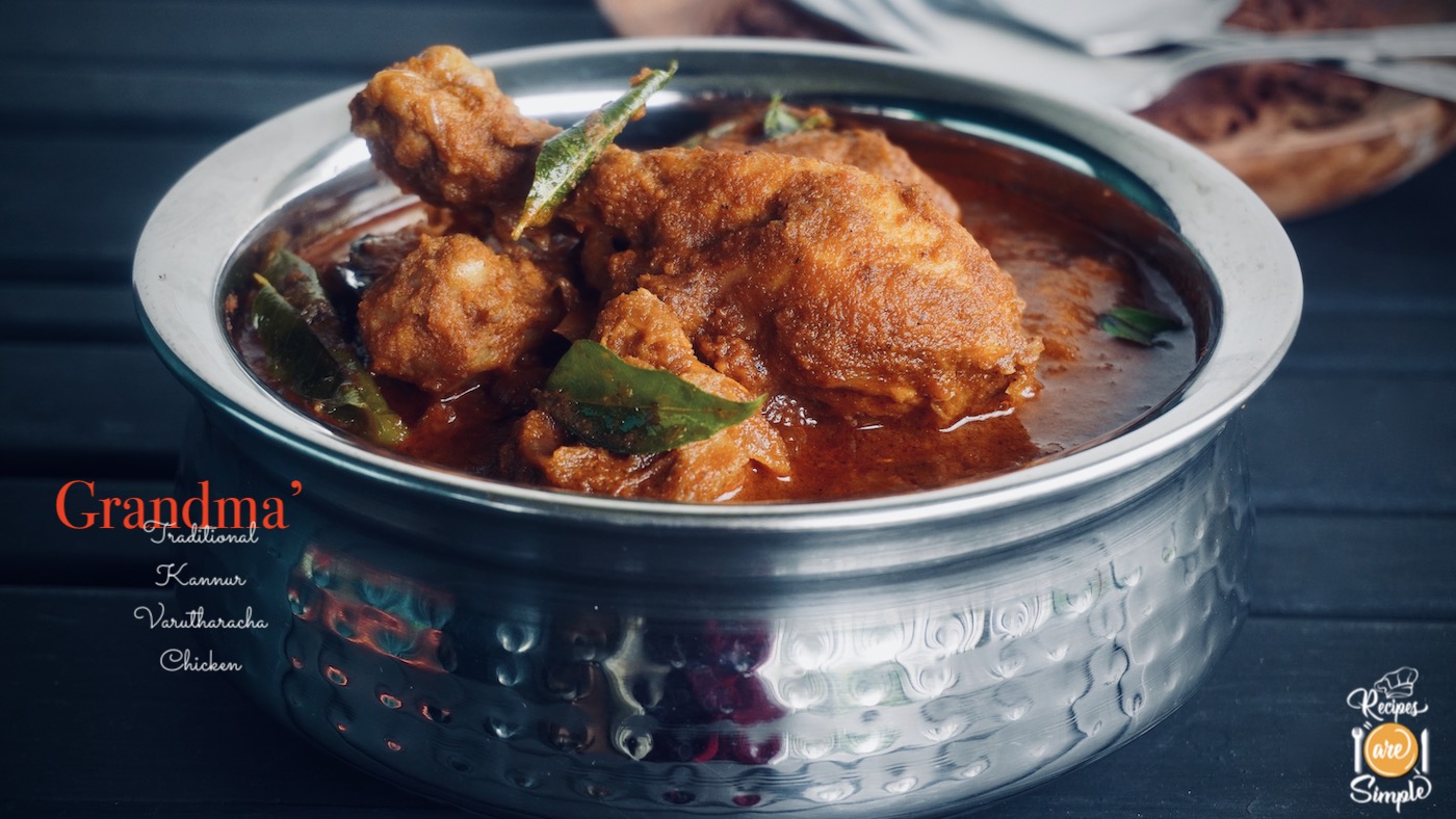 Kannur Style Varutharacha Chicken Curry