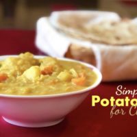 POTATO CURRY FOR CHAPATHI