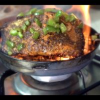 fish fi har arabic flame grilled fish video