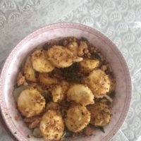 cereal egg tofu - anu